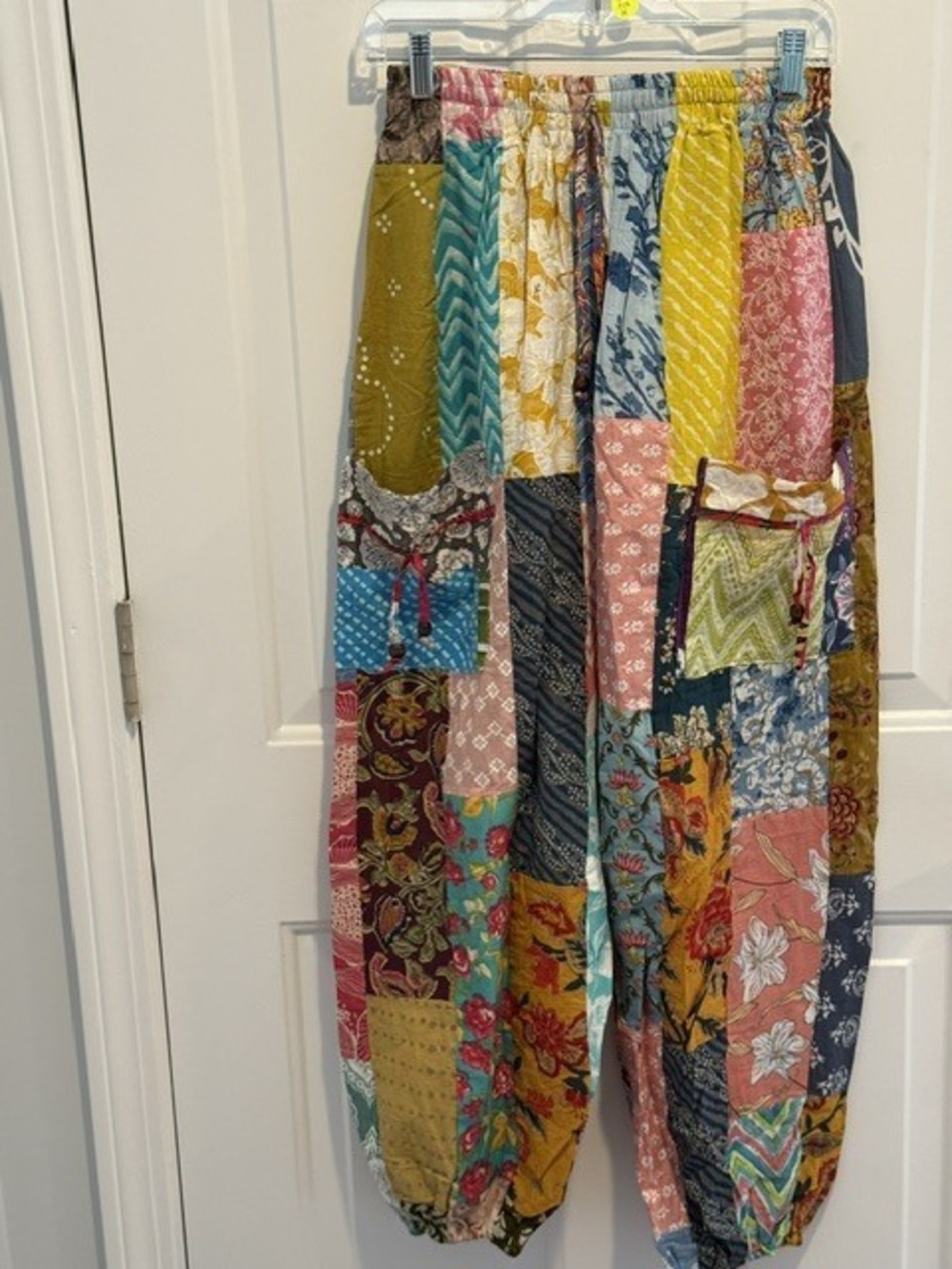 P4 H | Pol Patchwork Jogger Pants | Multi | One Size S-L